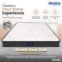 Kasur Spring Bed IN A BOX HANKA SOFT Ukuran 200X200 FREE BANTAL