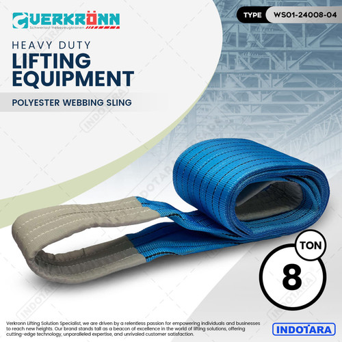 Webbing Sling Polyester 240MM/8T - Verkronn