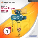 Electric Wire Rope Hoist 1 Ton Samsung Hoist SN01