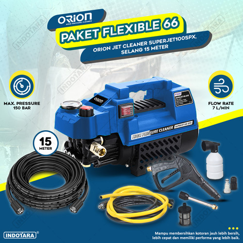 Paket Flexible 65-68 - Orion Superjet100SPX - Selang 15 Meter