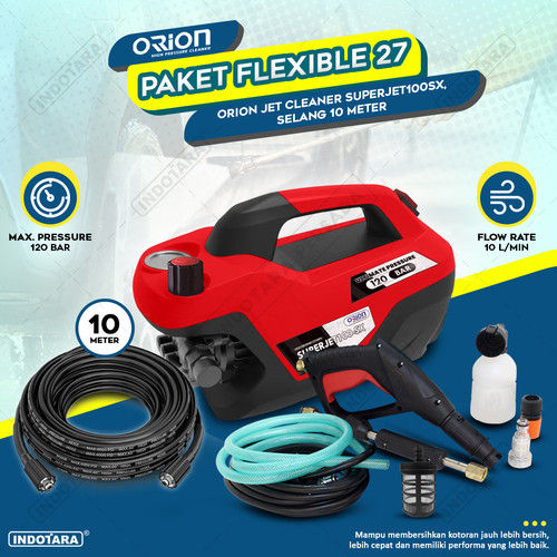 Paket Flexible 26-30 - Orion Superjet100SX - Selang 10 Meter