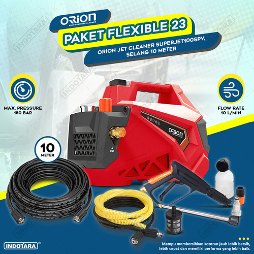 Paket Flexible 22-25 - Orion Superjet100SPV - Selang 10 Meter