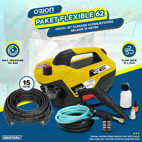 Paket Flexible 60-64 - Orion Superjet100SX - Selang 15 Meter