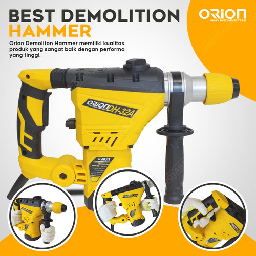 Mesin Jack Hammer Bobok Beton Orion DH-32A Demolition Hammer DH-32A