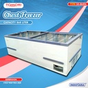 Sliding Flat Glass Door Chest Freezer TOMORI SD-868SL