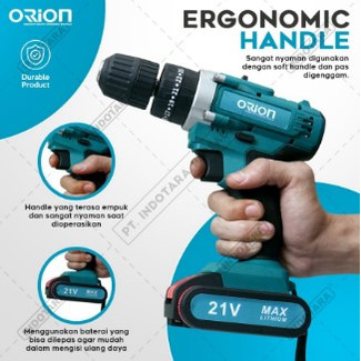 Paket Set 4 - Cordless Drill CD-2100V - Hand Tools TR-006-7