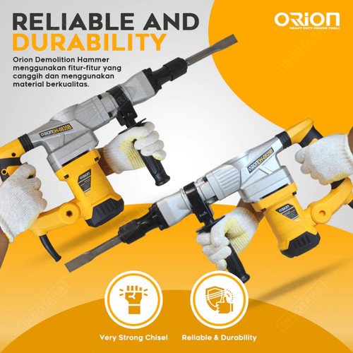 Mesin Jack Hammer Bobok Beton Orion DH-0835B Demolition Hammer DH0835B