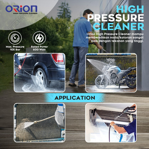 Alat steam cuci motor & mobil Jet Cleaner - Orion SUPERJET100SR Silent