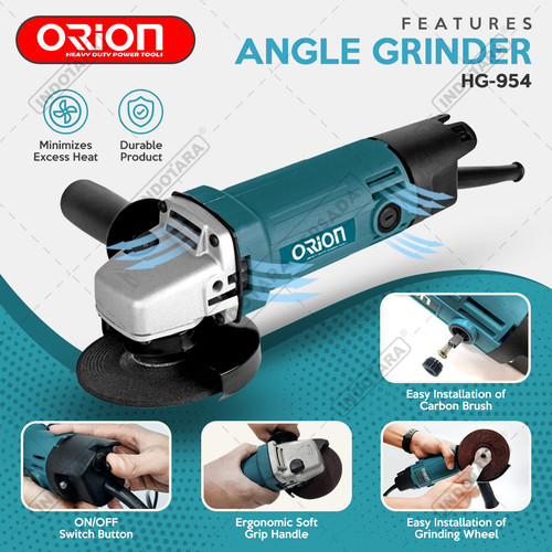 Paket Komplit 1 - Gerinda Tangan Orion HG954