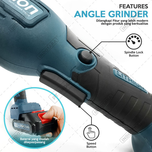 Paket Meriah 4 - Gerinda Tangan CAG100 - 1 Angle Grinder Stand AST001
