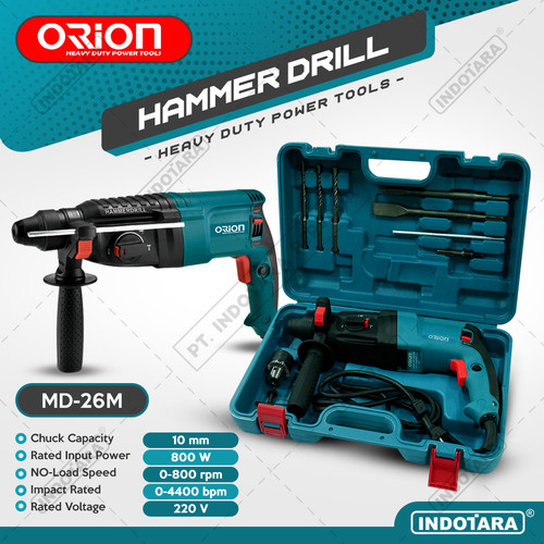 Mesin Jack Hammer / Hammer Drill / Mesin Bor Tembok Orion MD-26M