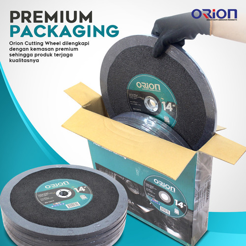 (5 Pcs) Mata Gerinda Potong Cutting Wheel Orion - CW355x3x25.4mm