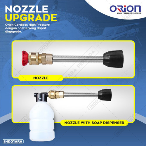 Alat steam cuci motor & mobil Jet Cleaner Baterai Orion Superjet100CW