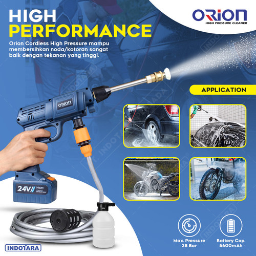 Alat steam cuci motor & mobil Jet Cleaner Baterai - Orion SUPERJET100C