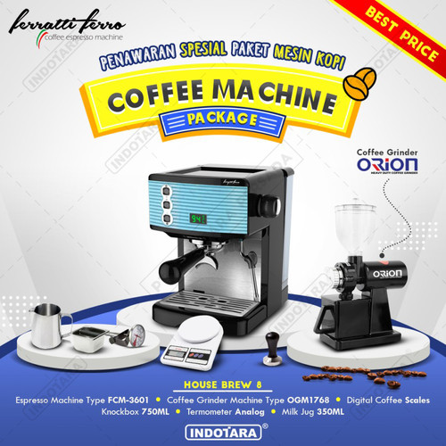 Paket Mesin Kopi Espresso House Brew 7 - 8 - 9