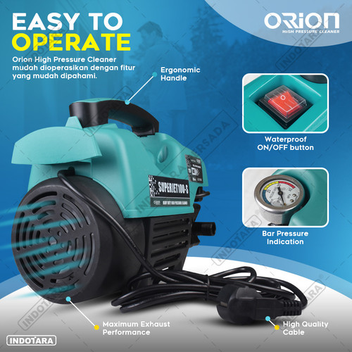 Mesin Cuci Jet Mobil Motor High Pressure Cleaner Orion Superjet100-S
