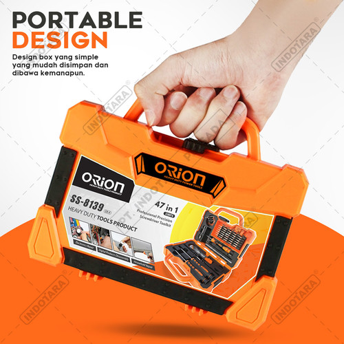Obeng Set Toolkit Screwdriver Toolkit Orion SS-8139