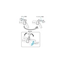 Alat Penjepit KAKUTA Horizontal Handle Toggle Clamp No 82 1.0kN(100kgf) Hold Down Action