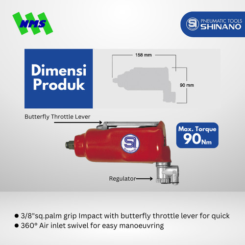 IMPACT WRENCHES / 3/8" Impact Wrench SI-1305