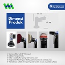 AIR POLISHER Shinano SI-2221 Single Action Polisher Mesin Poles Angin