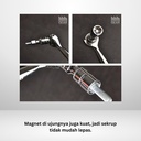 Sambungan Socket DEEN DNJBE3MG J Magnetic Extension Bar 3/8" Adapter Magnet - Original Japan