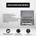 Kunci Set Bengkel DEEN DNBRS31J J Bit & Ratchet Set Mata Socket Obeng - Original Japan