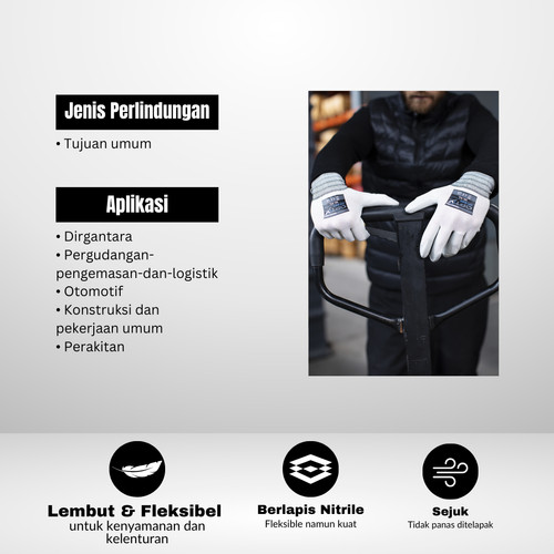 Sarung Tangan Wonder Grip OP-650 Nitrile Glove General Purpose