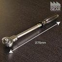 Handle Socket Panjang DEEN DNR3F-10 SQ 3/8"  Swivel Ratchet (275mm) Gagang Soket Kepala Fleksibel - Original Japan