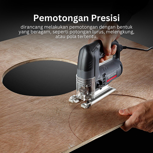 Mesin Gergaji Listrik KYOCERA AJ6500V Jig Saw Speed 3000 spm 400W Kayu Aluminium Besi - Ryobi