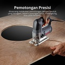 Mesin Gergaji Listrik KYOCERA AJ6500V Jig Saw Speed 3000 spm 400W Kayu Aluminium Besi - Ryobi
