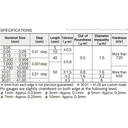 Alat Ukur Diameter Niigata Seiki AA-6B Steel Pin Gauge AA Series  6,500 ~ 7,000mm 51 pcs Kenaikan Tiap 0.01mm Pengukur Lubang