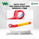Kunci Ring SATA 42417 VDE Insulated Box Wrench 17mm Tahan Listrik - Motor Mobil EV Electric Vehicle