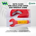 Kunci Pas SATA 41324 VDE Insulated Open End Wrench 24mm Tahan Listrik - Motor Mobil EV Electric Vehicle