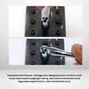 Handle Obeng DEEN DNFBS Flex Bit Spinner Handle - Original Japan