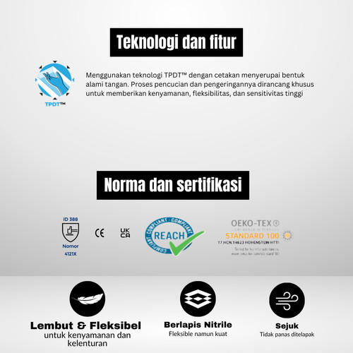 Sarung Tangan Wonder Grip OP-650 Nitrile Glove General Purpose