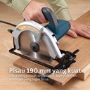Mesin Gergaji Kayu Listrik KYOCERA AW1910 High Performance Circular Saw 190mm Blade 1050W - Ryobi