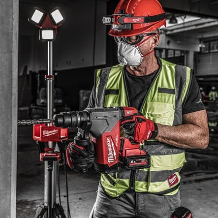 Mesin Bor Beton Milwaukee M18 FHPX-0X0 FUEL High Performance 4-Mode 32MM SDS-Plus Hammer with One-Key and FIXTEC Chuck