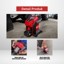 Pompa Ban Portable Milwaukee M12 BI-0 Sub Inflator Alat Isi Angin Baterai Motor Mobil Sepeda