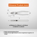 Tang Potong Kombinasi Fujiya 3000-225 Lineman's Pliers 225mm 9 Inci Baja 3.6mm Kabel VA VVF Bisa Crimping