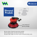 Mesin Amplas Angin 5 Inci Shinano SI-3101LG Dual Action Orbital Air Sander 10000 rpm