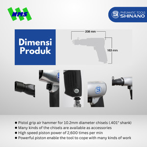 Mesin Gergaji Angin Shinano SI-4730 Mini Air Saw Speed 6000 spm