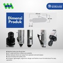 Mesin Gerinda Angin Shinano SI-2001S 1/4" Straight Air Die Grinder Tangan Kecil 25000 rpm