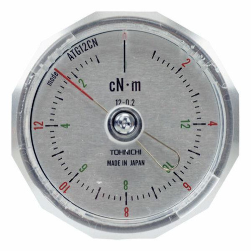 Pengukur Nilai Torsi Tohnichi ATG12CN-S 1 - 12 cNm Analog Torque Gauge