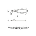 Tang Potong Fujiya FPN-150RS Plastic Cutting Nippers 150mm 6 inci Round Blade with Spring