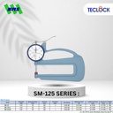 TECLOCK SM-125LS Dial Thickness Gauge 20mm with  Insertion Depth 200mm