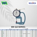 Alat Ukur Ketebalan TECLOCK SM-112LW Dial Thickness Gauge 10mm