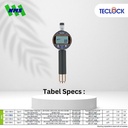 TECLOCK GSD-719K-L Durometer Hardness Tester Shore A Digital Long Leg