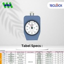 TECLOCK GS-753G Durometer Hardness Tester 8050mN Shore O Soft Rubber