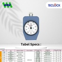 TECLOCK GS-752G Durometer Hardness Tester 44450mN Shore D0 Medium Hard
