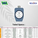 TECLOCK GS-721N Durometer Hardness Tester 8050mN Shore E Soft Rubber